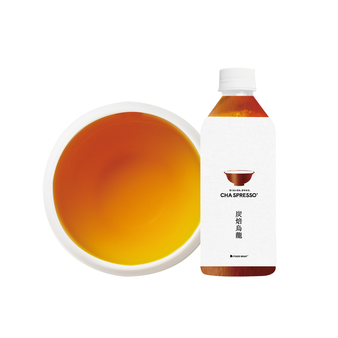 CHA SPRESSO 炭焙烏龍 450g×24本【CS】