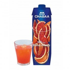 CHABAAジュースブラッドオレンジ　1L×12本【混載10ｹｰｽ以上】